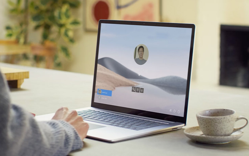 Microsoft Surface Laptop 4 on desk